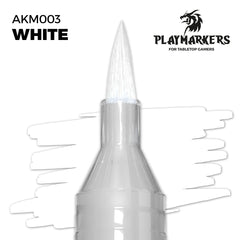 AK Interactive - Playmarkers - White