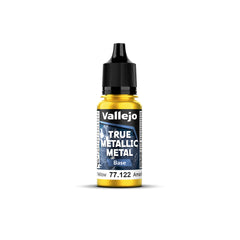 Vallejo True Metallic Metal Base Radiant Yellow 18 ml