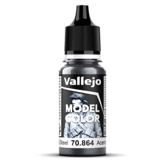 Vallejo - Model Colour - Natural Steel 18ml