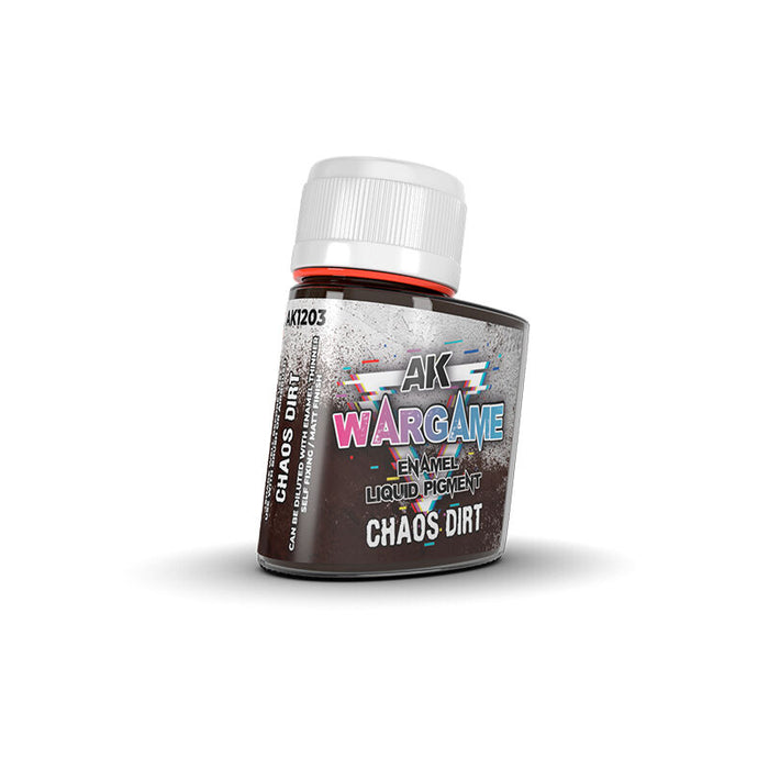 AK Interactive Wargame Enamel Liquid Pigments - Chaos Dirt 35 ml