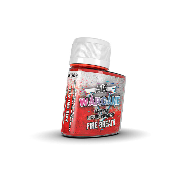 AK Interactive Wargame Enamel Liquid Pigments - Fire Breath 35 ml