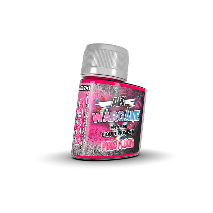 AK Interactive Wargame Enamel Liquid Pigments - Pink Fluor 35ml