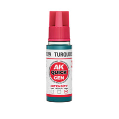 AK Interactive Quick Gen: Turquoise Blue - 18ml Acrylic Paint