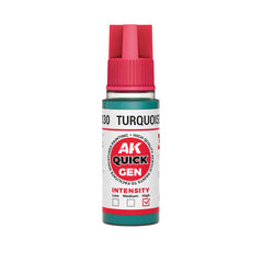 AK Interactive Quick Gen: Turquoise Green - 18ml Acrylic Paint