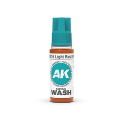 AK Interactive Acrylic Wash: Light Rust Wash 18ml.