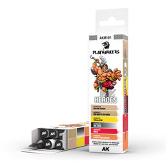 AK Interactive Playmarkers Set - Heroes (6 Colours)