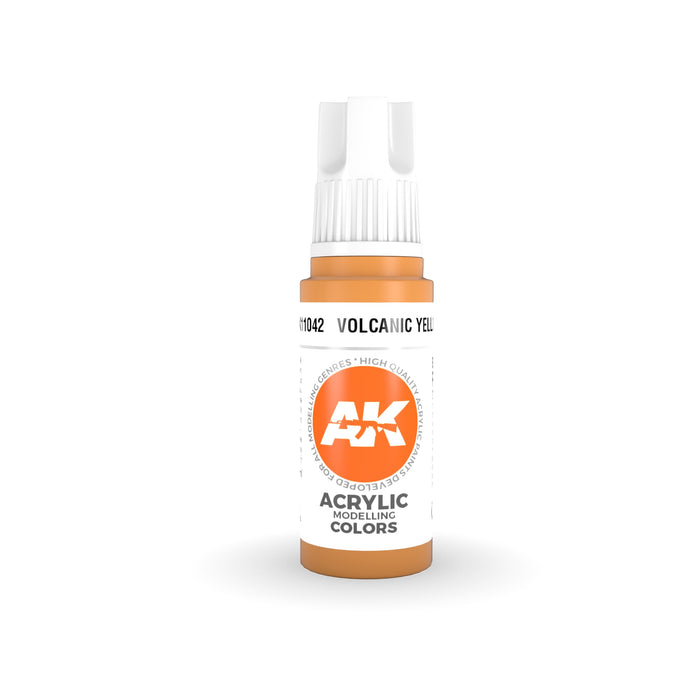 AK Interactive - 3 Gen Acrylics - Volcanic Yellow 17ml