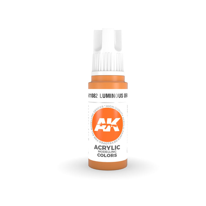 AK Interactive - 3 Gen Acrylics - Luminous Orange 17ml