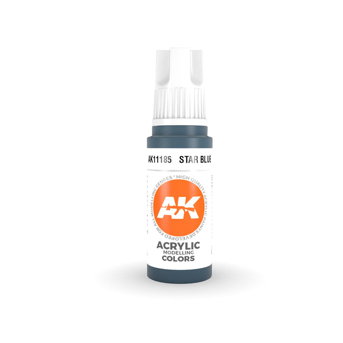 AK Interactive - 3 Gen Acrylics - Star Blue 17ml