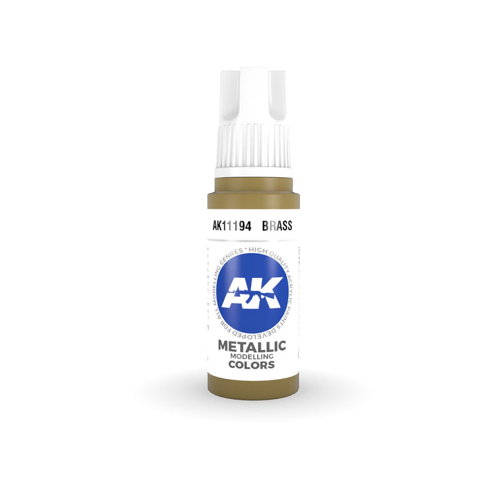 AK Interactive - 3 Gen Acrylics - Brass 17ml