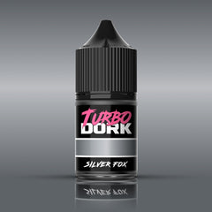 Turbo Dork - Silver Fox Metallic Acrylic Paint 22ml Bottle