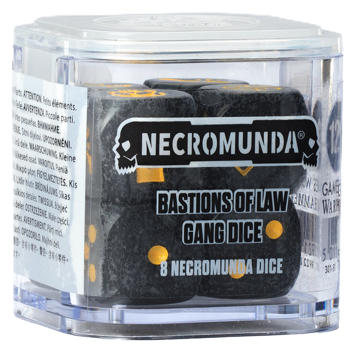 Necromunda :Bastions Of Law Gang Dice Set