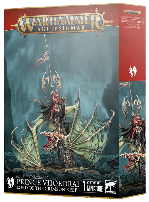Soulblight Gravelords: Prince Vhordrai Lord of the Crimson Keep