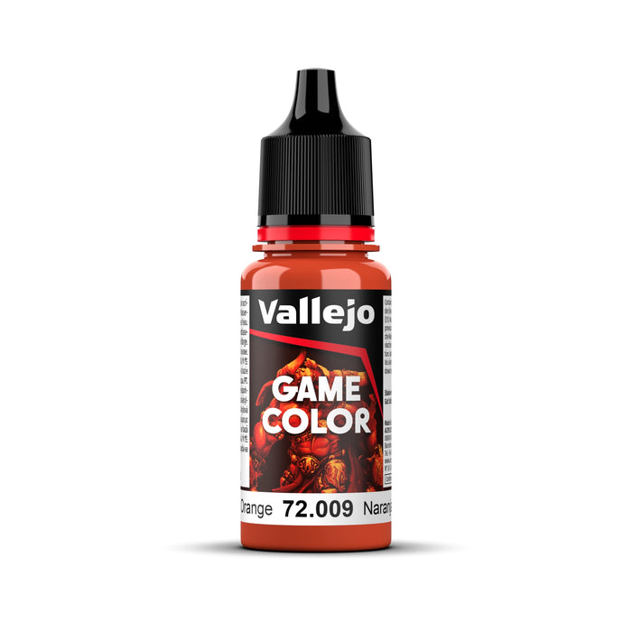 Vallejo Game Color Hot Orange 18ml Acrylic Paint