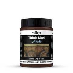 Vallejo Diorama Effects - Brown Thick Mud 200ml