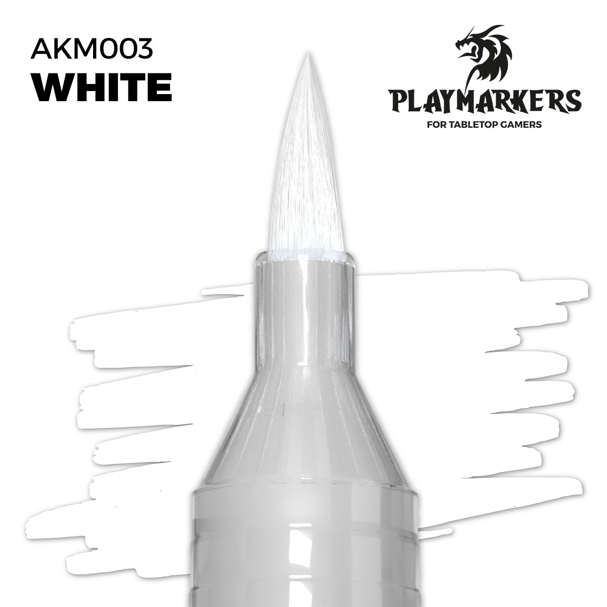AK Interactive - Playmarkers - White