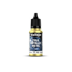 Vallejo True Metallic Metal Light Radiant Yellow 18 ml