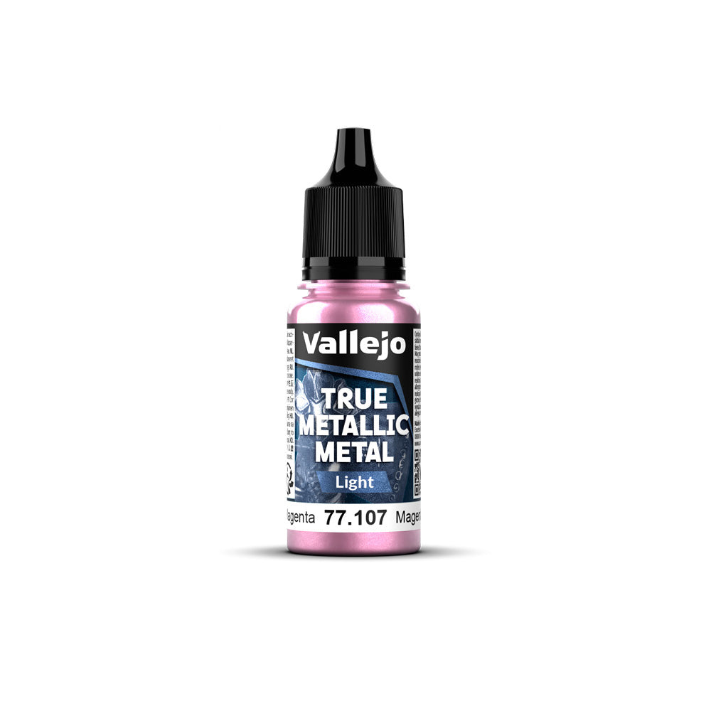 Vallejo True Metallic Metal Light Crimson Magenta 18 ml