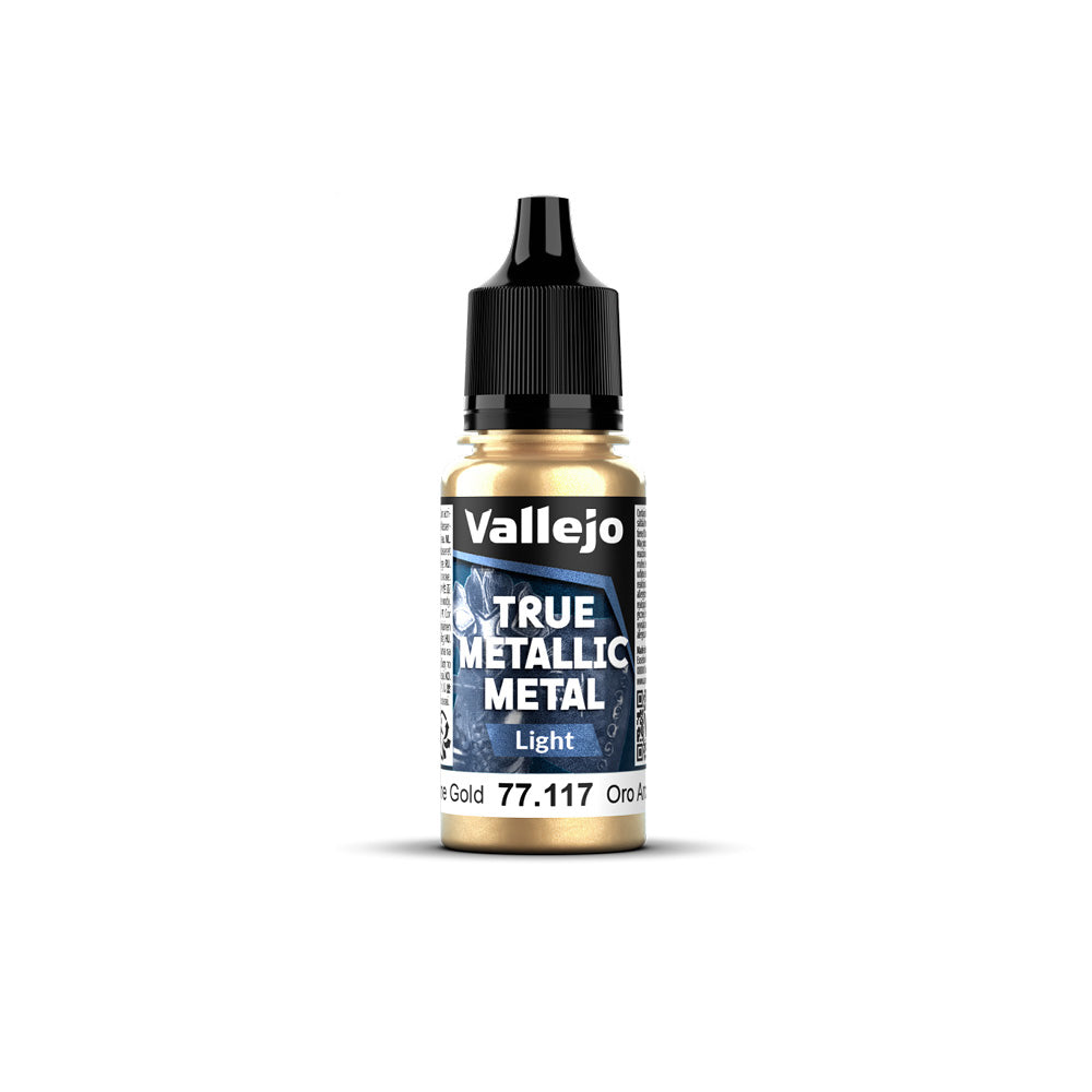 Vallejo True Metallic Metal Light Arcane Gold 18 ml