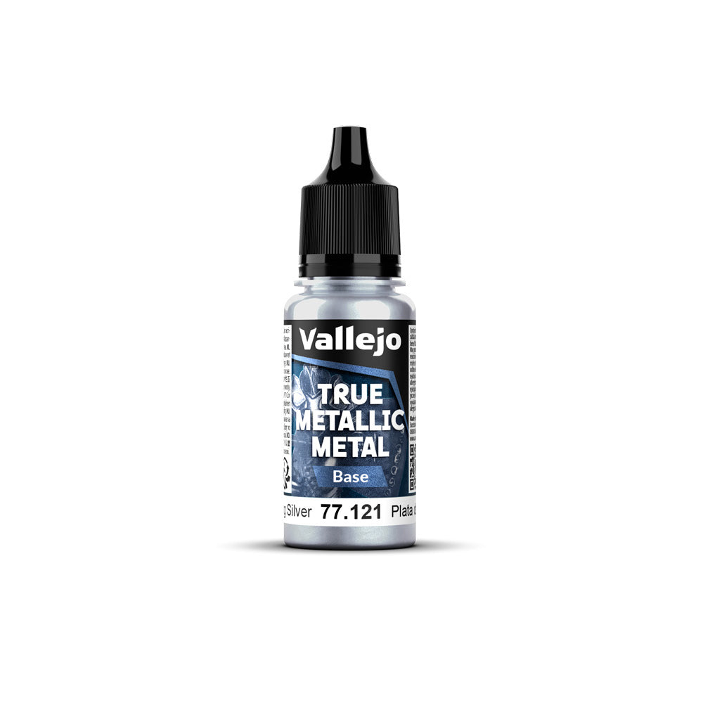 Vallejo True Metallic Metal Base Sterling Silver 18 ml
