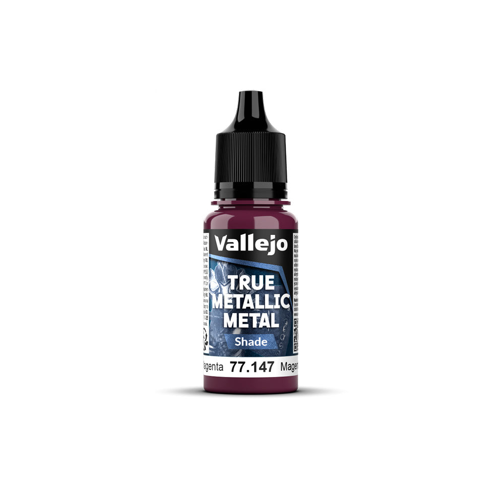Vallejo True Metallic Metal Shade Crimson Magenta 18 ml