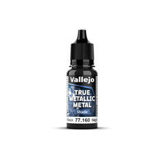 Vallejo True Metallic Metal Shade Obsidian Black 18 ml