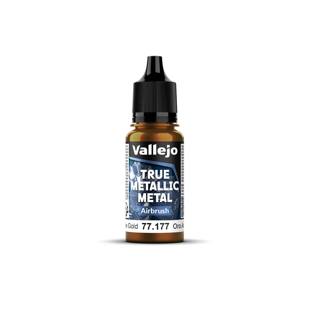 Vallejo True Metallic Metal Airbrush Arcane Gold 18 ml