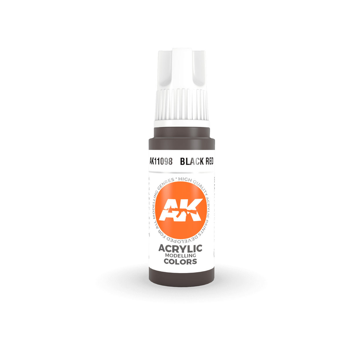 AK Interactive - 3 Gen Acrylics - Black Red 17ml