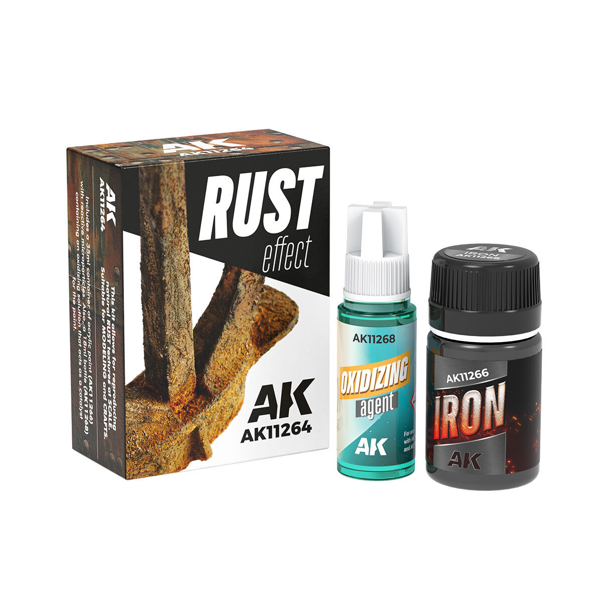 AK Interactive Rust Effect Set.