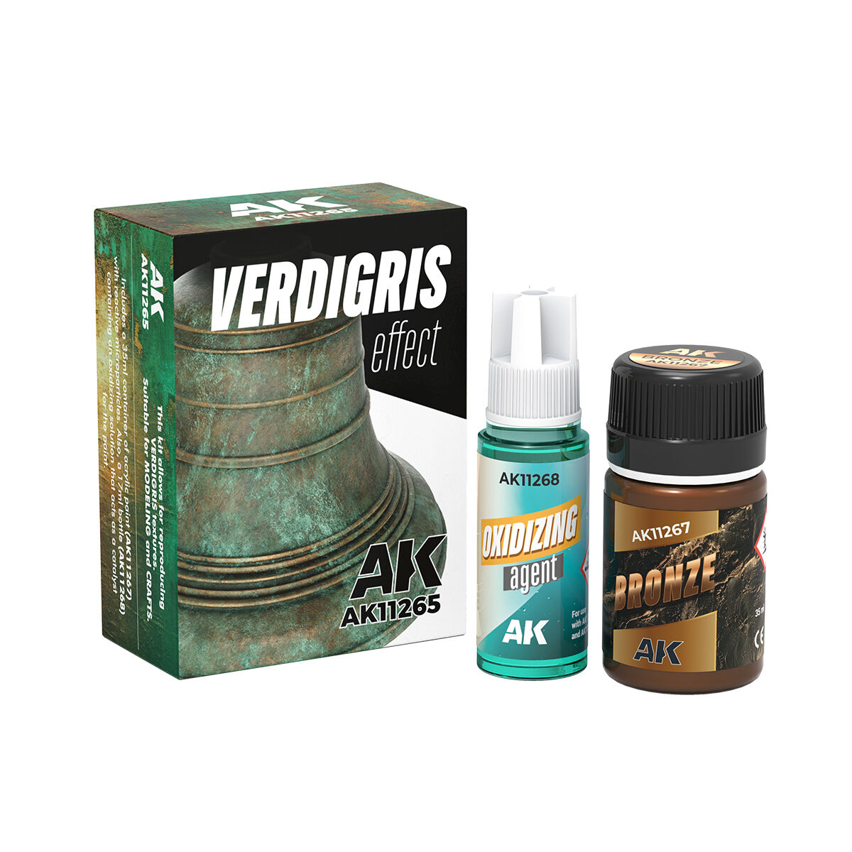 AK Interactive Verdigris Effect Set.