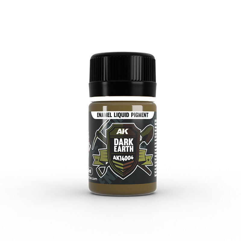 AK Interactive - Pigments  - Dark Earth - Liquid Pigment 35ml