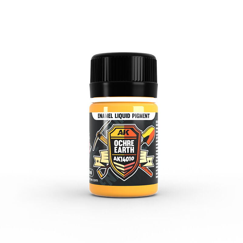 AK Interactive - Pigments  - Ochre Earth - Liquid Pigment 35ml