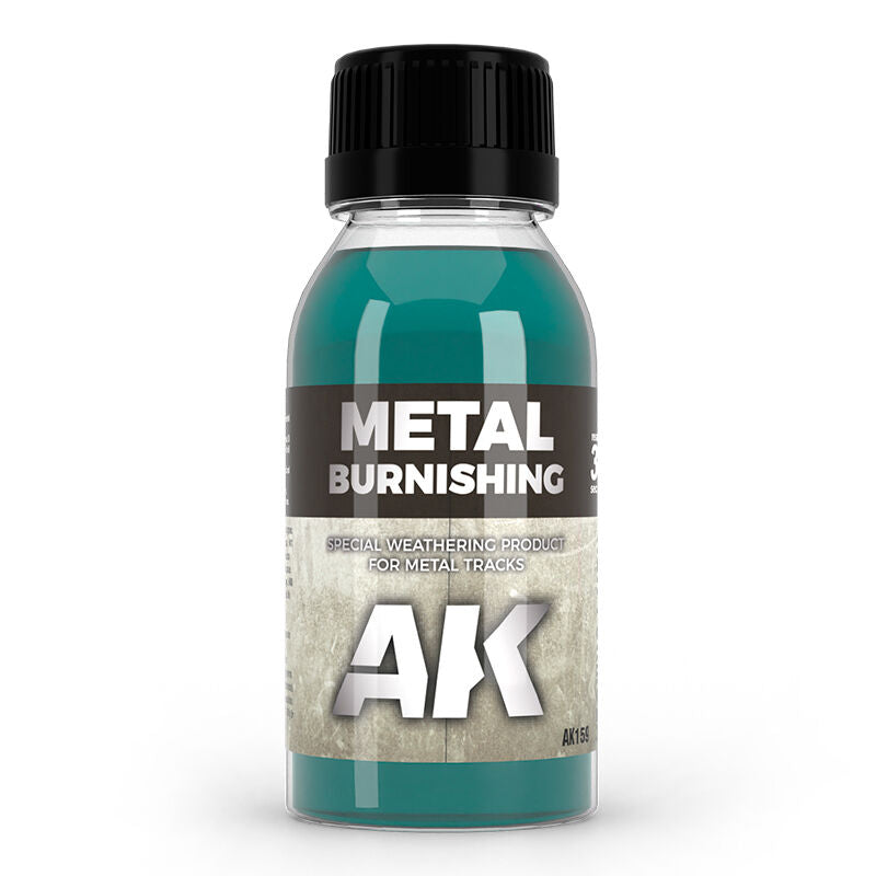 AK Interactive Metal Burnishing Fluid.