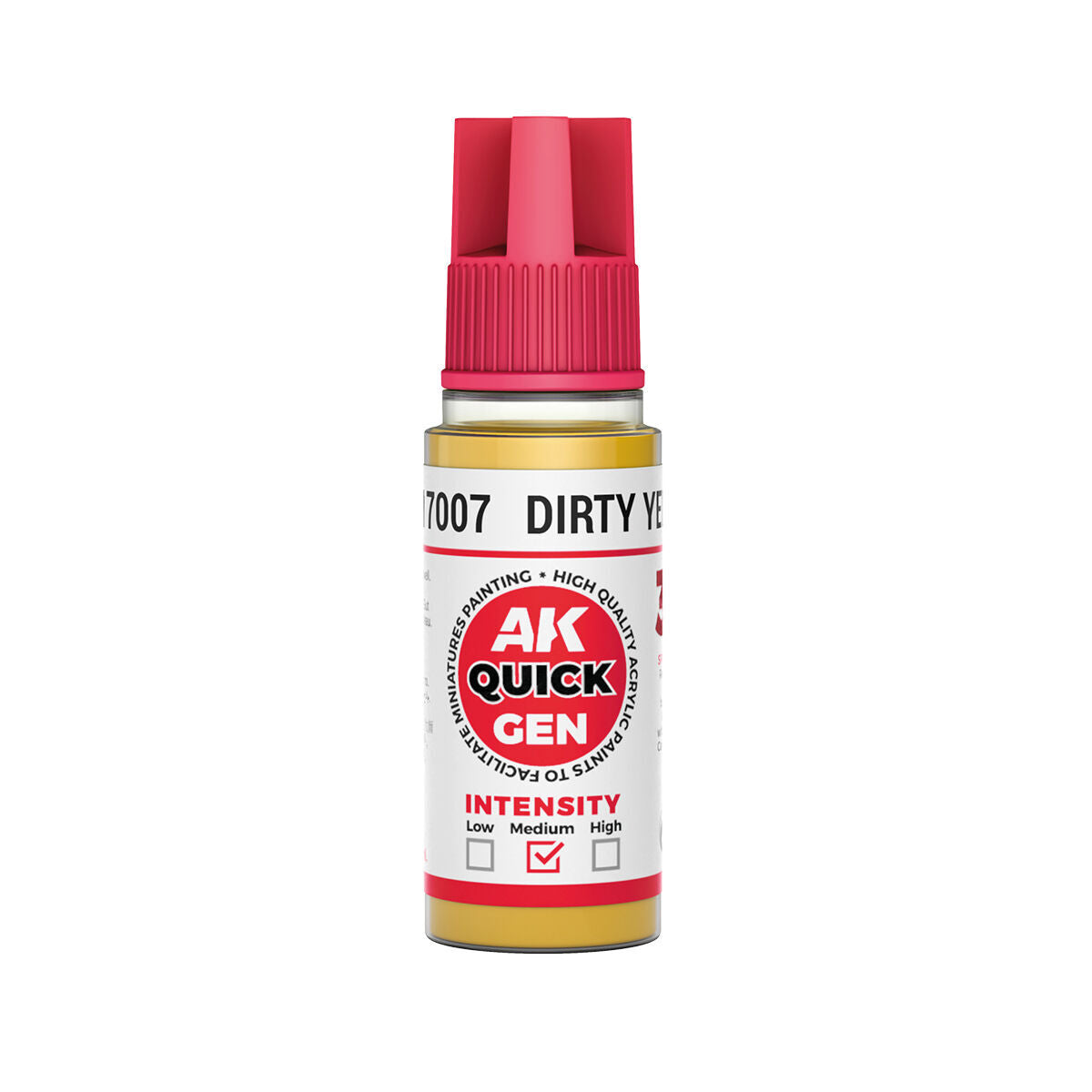 AK Interactive Quick Gen: Dirty Yellow - 18ml Acrylic Paint