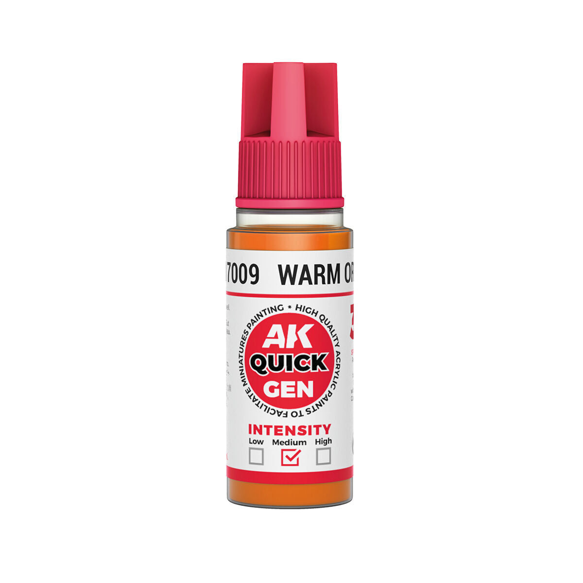 AK Interactive Quick Gen: Warm Orange - 18ml Acrylic Paint