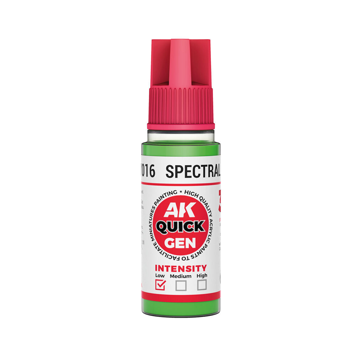 AK Interactive Quick Gen: Spectral Green - 18ml Acrylic Paint