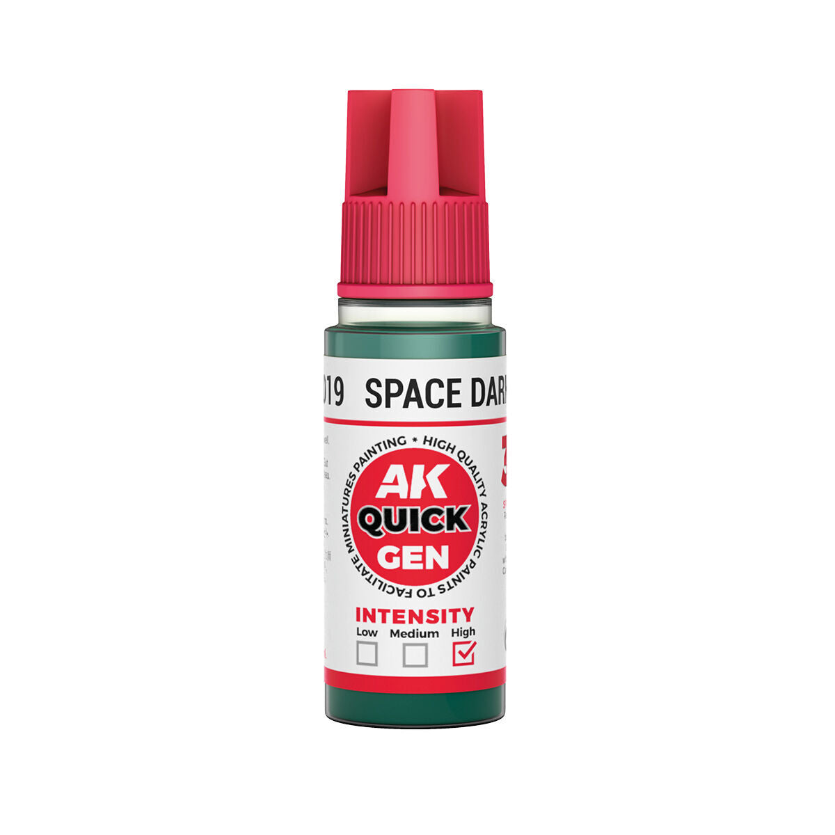 AK Interactive Quick Gen: Space Dark Green - 18ml Acrylic Paint