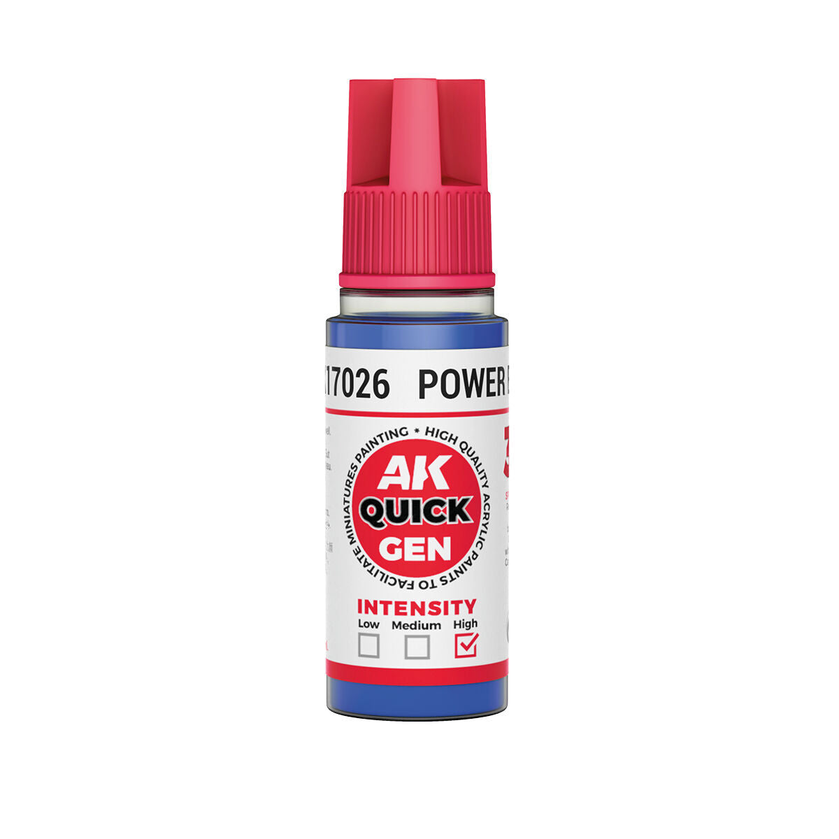 AK Interactive Quick Gen: Power Blue - 18ml Acrylic Paint