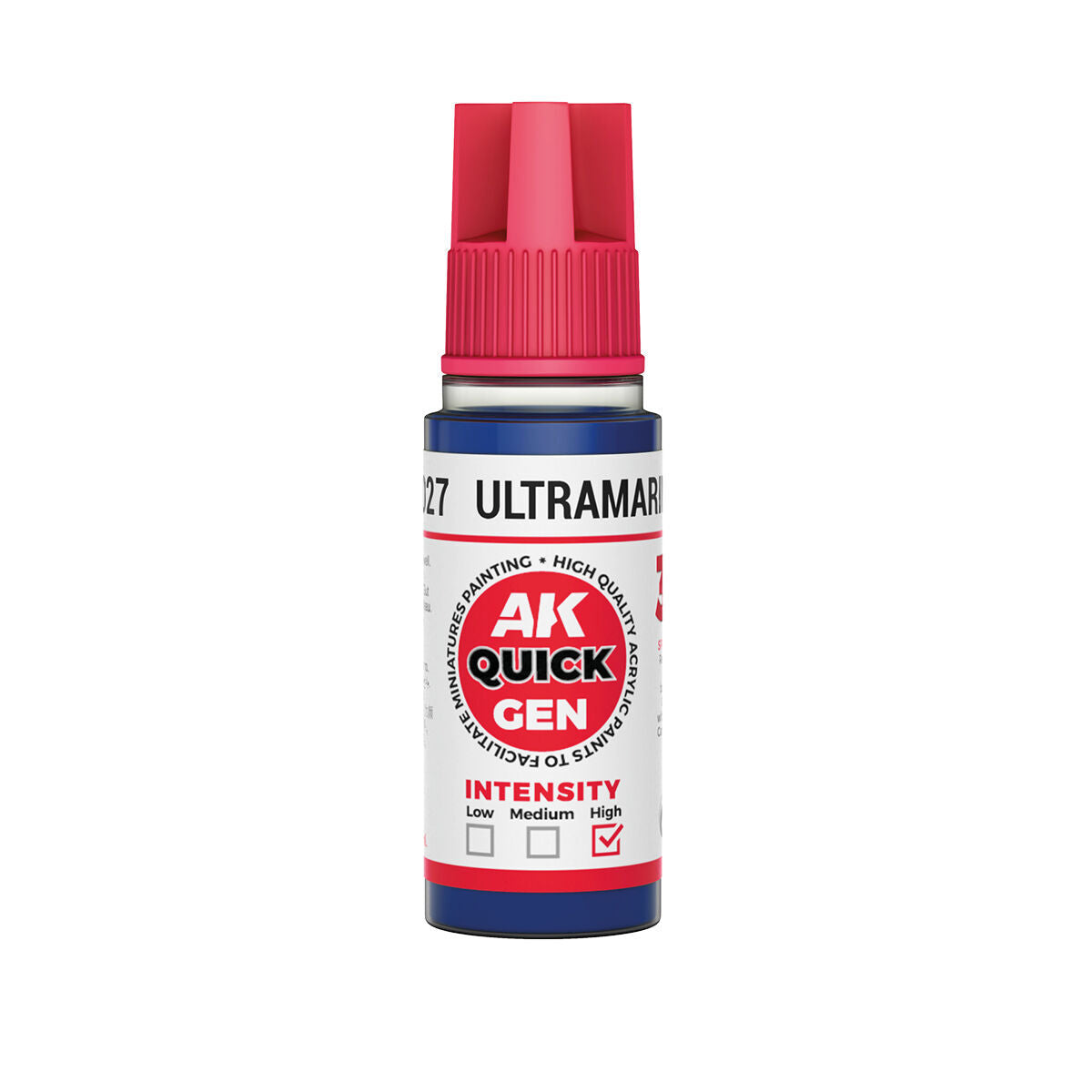 AK Interactive Quick Gen: Ultramarine Blue - 18ml Acrylic Paint