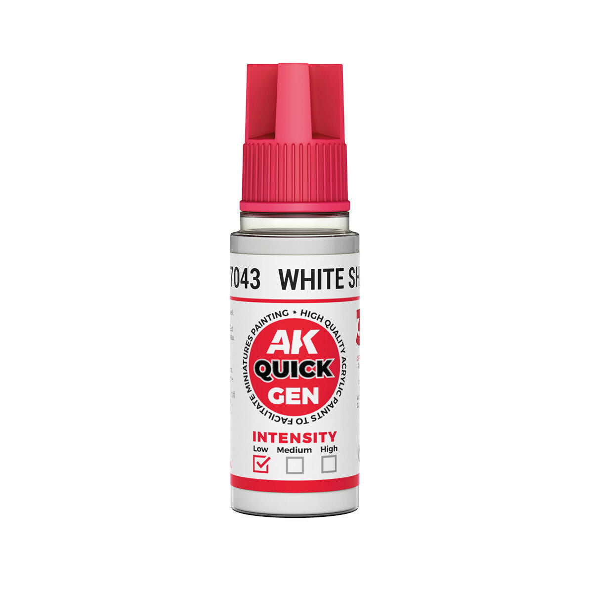 AK Interactive Quick Gen: White Shadow - 18ml Acrylic Paint