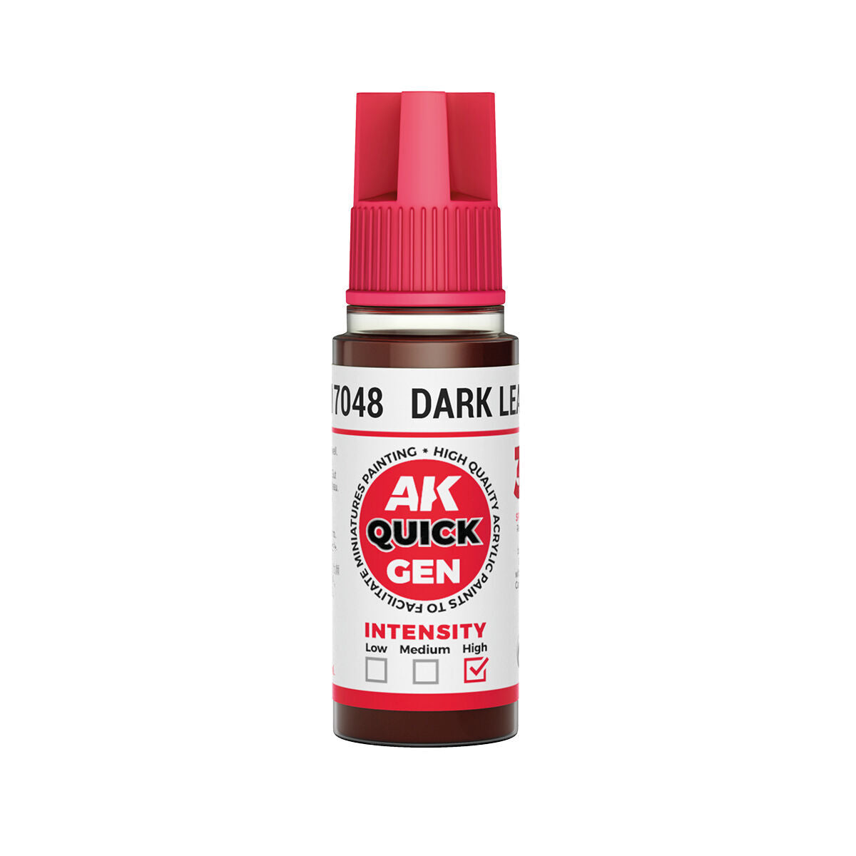 AK Interactive Quick Gen: Dark Leather - 18ml Acrylic Paint