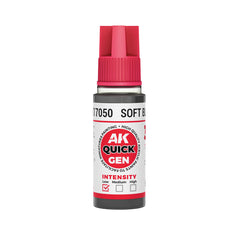 AK Interactive Quick Gen: Soft Black - 18ml Acrylic Paint