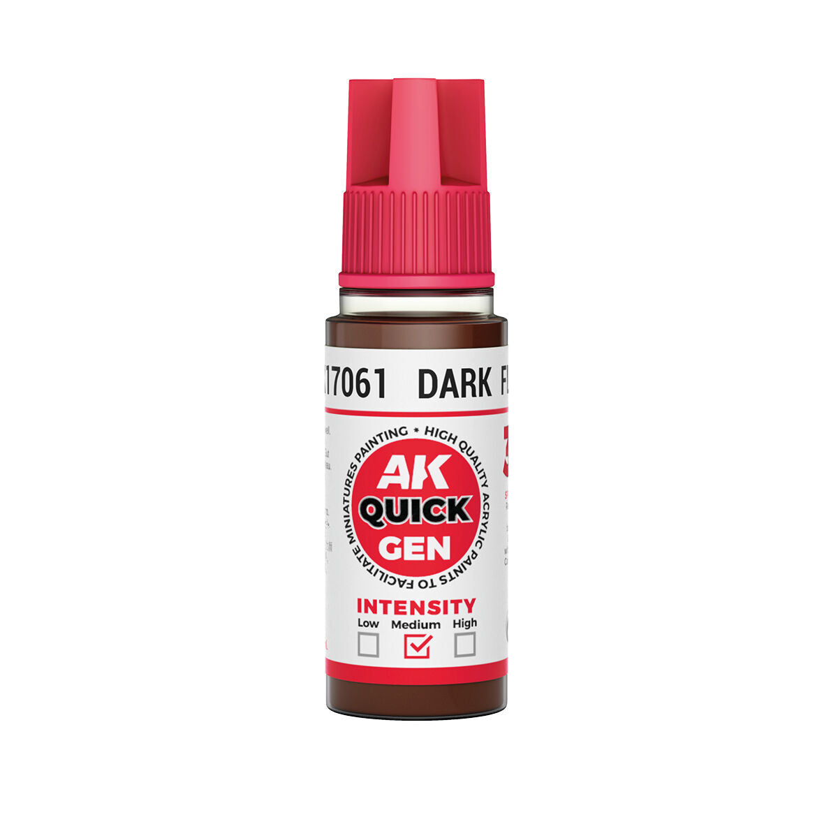 AK Interactive Quick Gen: Dark Flesh - 18ml Acrylic Paint