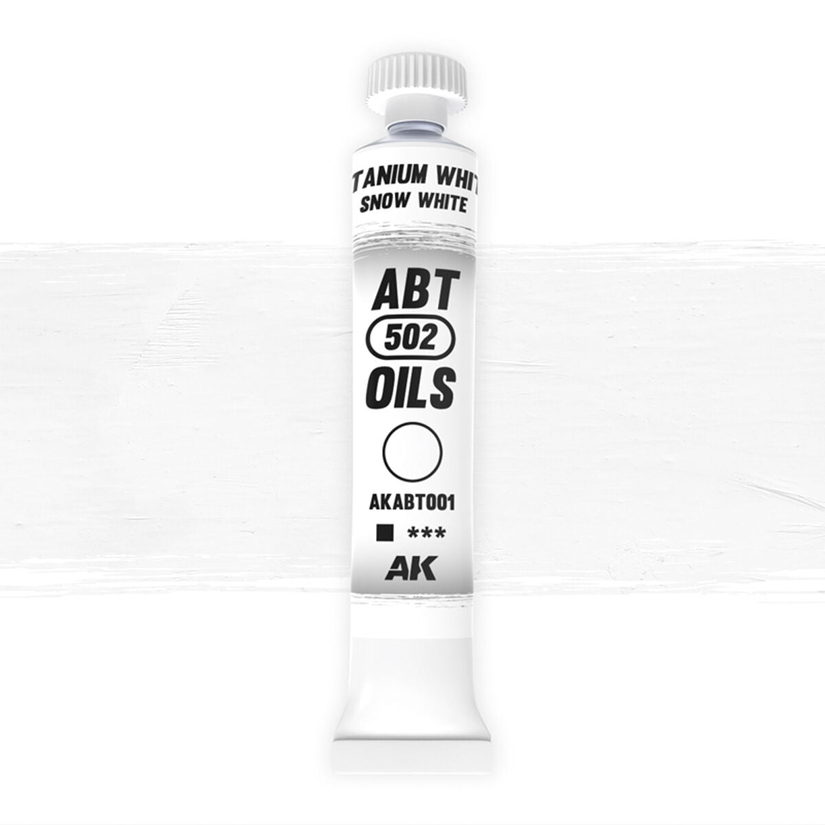 AK Interactive - Oils - Titanium White / Snow White 20ml