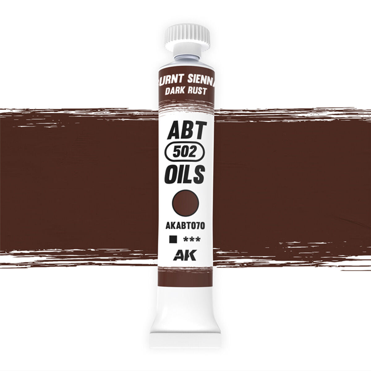 AK Interactive - Oils - Burnt Sienna / Dark Rust 20ml