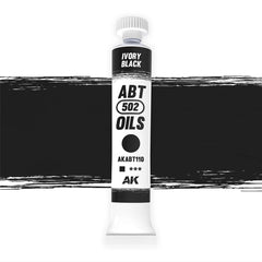 AK Interactive - Oils - Ivory Black 20ml