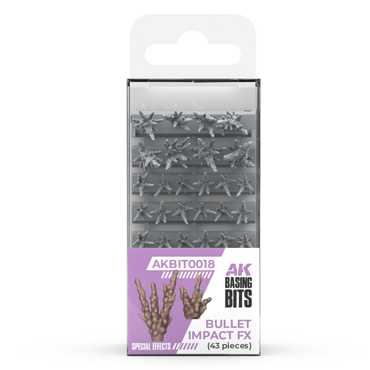 AK Interactive Basing Bits - Bullet Impact Fx (43)