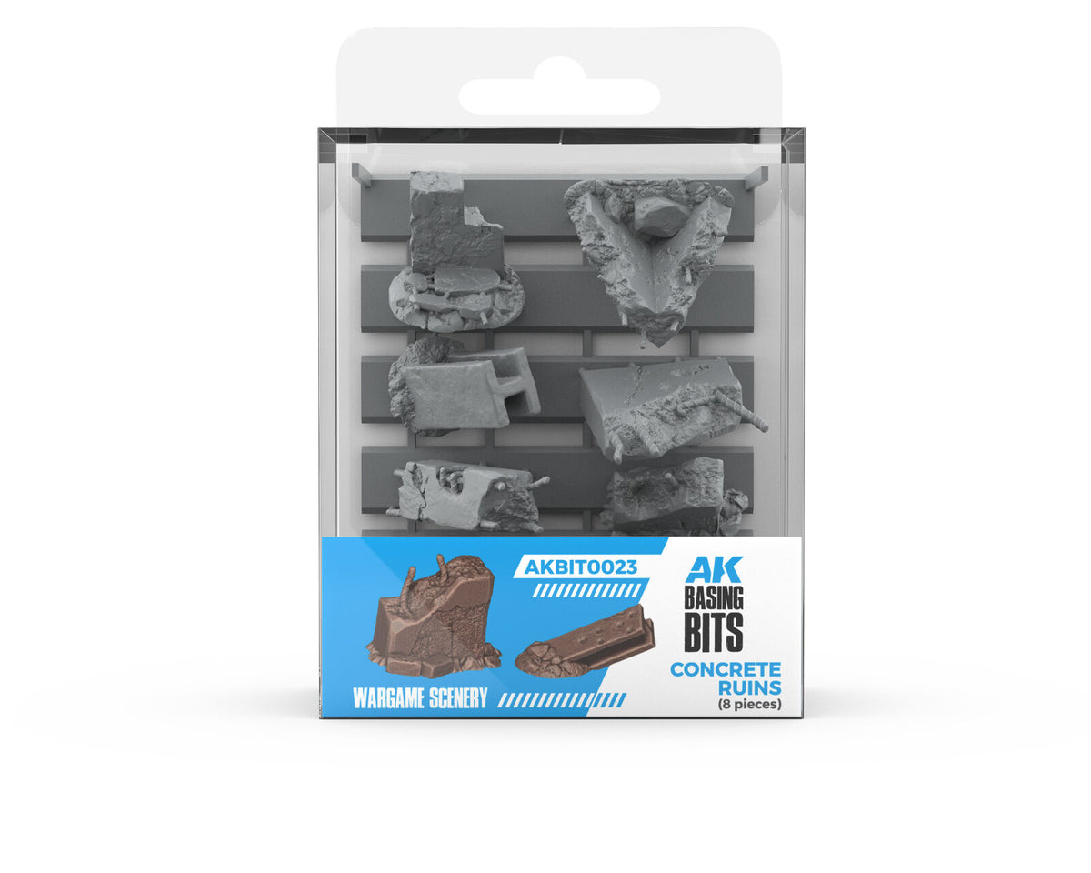 AK Interactive Basing Bits: Concrete Ruins