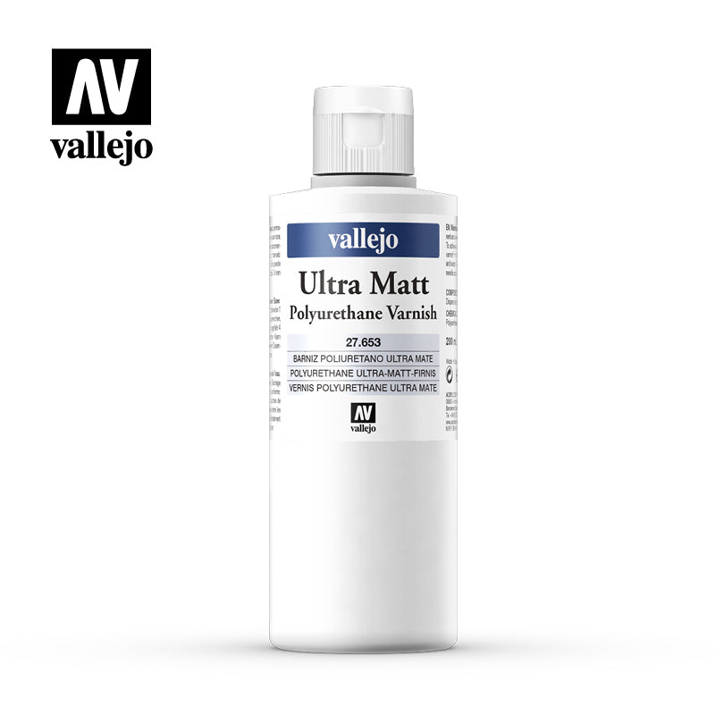 Vallejo - Permanent Ultra Matt Polyurethane Varnish Polyurethane Varnish 200ml