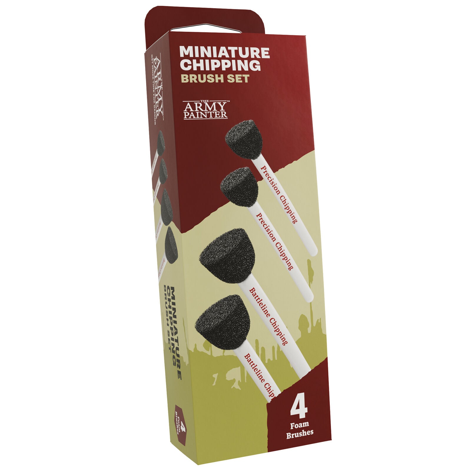 The Army Painter Miniature Chipping Brush Set